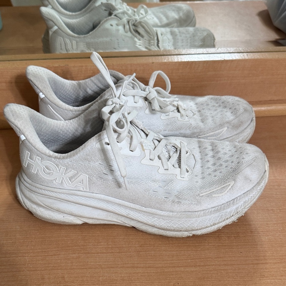 Hoka All-White Men’s/Unisex Running Shoes